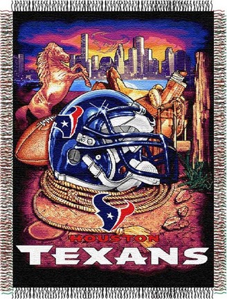 Houston Texans "Home Field Advantage” 48” x  60” Tapestry Throw Blanket