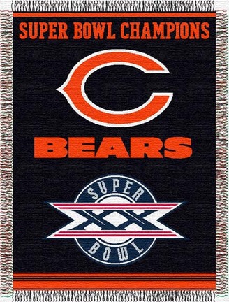 Chicago Bears "Commemorative" 48" x  60" Tapestry Throw Blanket