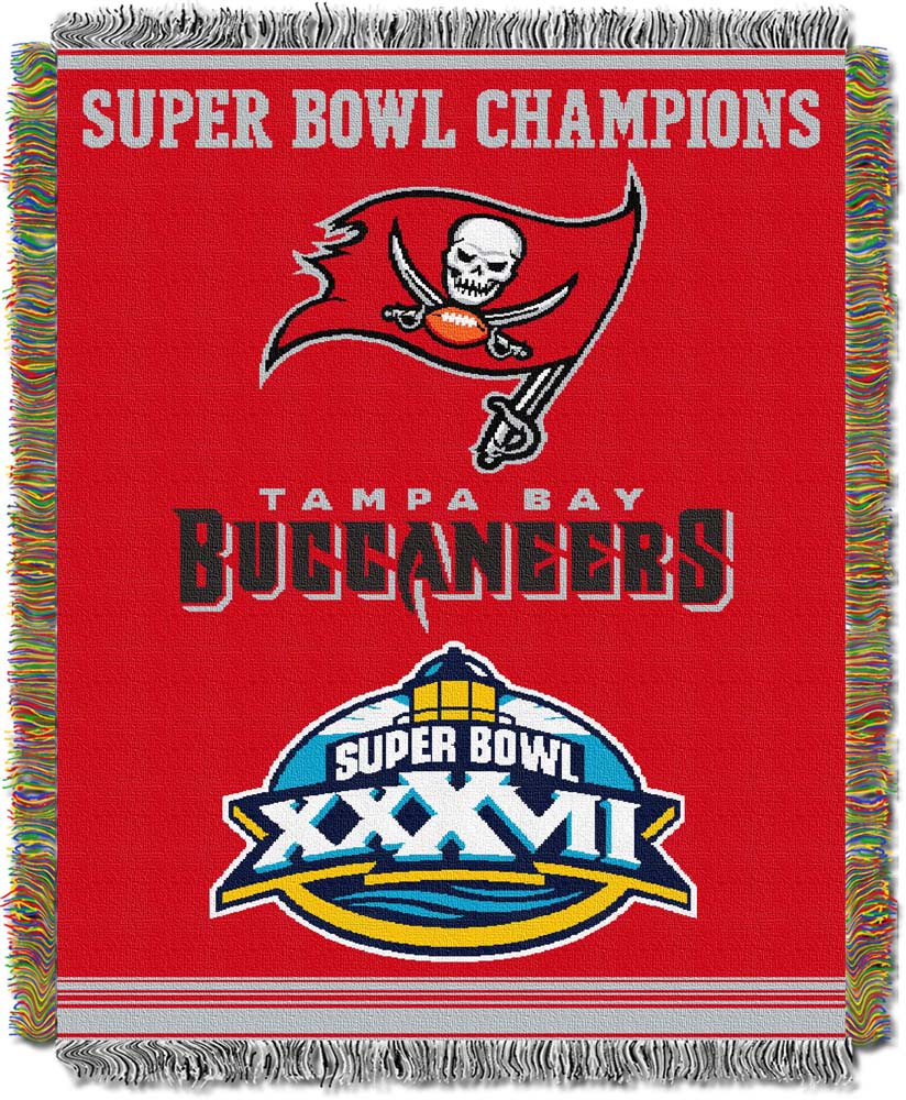 Tampa Bay Buccaneers "Commemorative" 48" x  60" Tapestry Throw Blanket