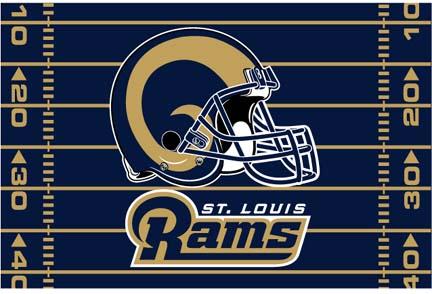 St. Louis Rams 39" x 59" Acrylic Tufted Rug