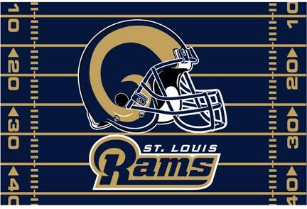 St. Louis Rams 39" x 59" Acrylic Tufted Rug