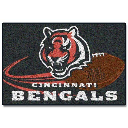 Cincinnati Bengals 20” x 30” Acrylic Tufted Rug