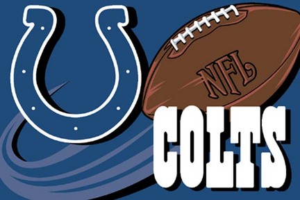 Indianapolis Colts 20” x 30” Acrylic Tufted Rug
