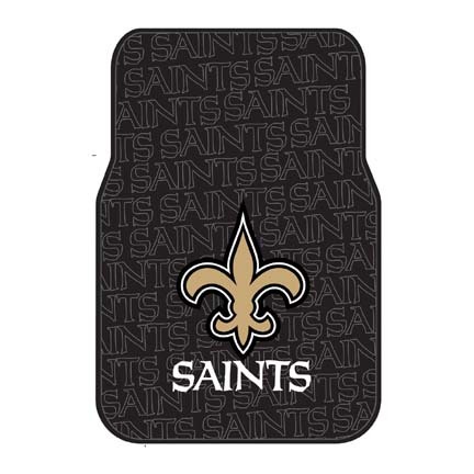 New Orleans Saints Auto Floor Mat (Set of 2 Car Mats)