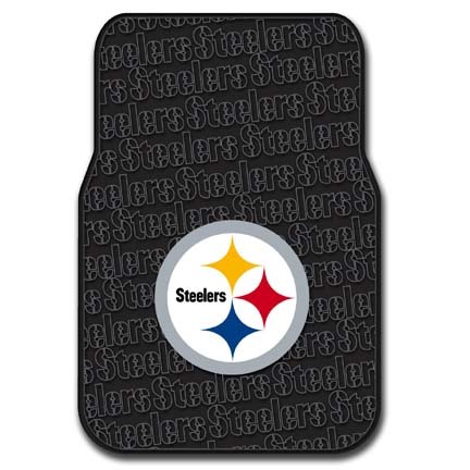 Pittsburgh Steelers Auto Floor Mat (Set of 2 Car Mats)