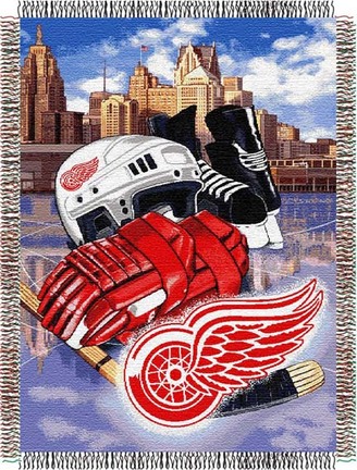 Detroit Red Wings "Home Ice Advantage” 48” x  60” Tapestry Throw Blanket