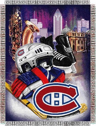 Montreal Canadiens "Home Ice Advantage” 48” x  60” Tapestry Throw Blanket