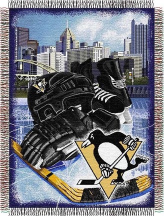 Pittsburgh Penguins "Home Ice Advantage” 48” x  60” Tapestry Throw Blanket
