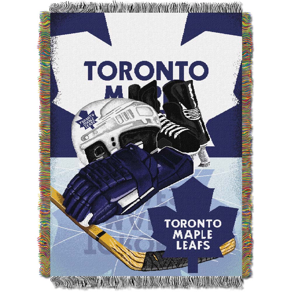 Toronto Maple Leafs "Home Ice Advantage” 48” x  60” Tapestry Throw Blanket