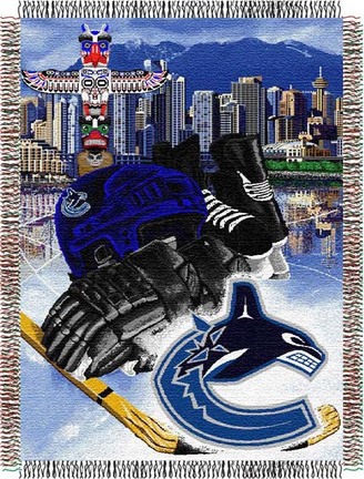 Vancouver Canucks "Home Ice Advantage” 48” x  60” Tapestry Throw Blanket