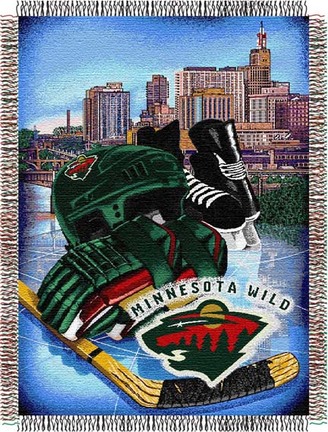 Minnesota Wild "Home Ice Advantage” 48” x  60” Tapestry Throw Blanket