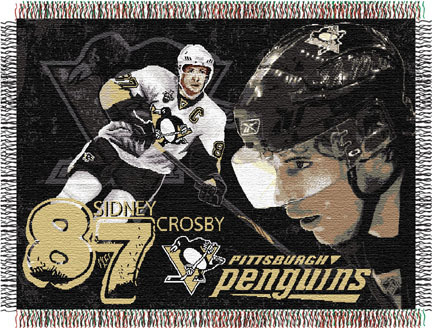 Sidney Crosby Pittsburgh Penguins “Players” 48” x 60” Tapestry Throw Blanket