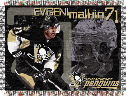 Evgeni Malkin Pittsburgh Penguins “Players” 48” x 60” Tapestry Throw Blanket