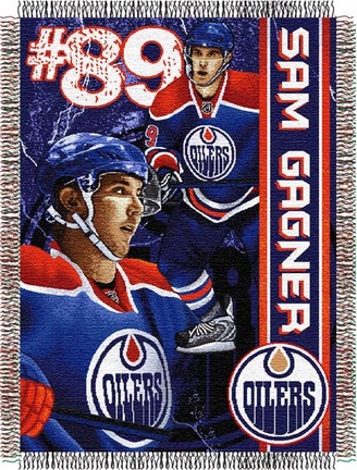 Sam Gagner Edmonton Oilers “Players” 48” x 60” Tapestry Throw Blanket