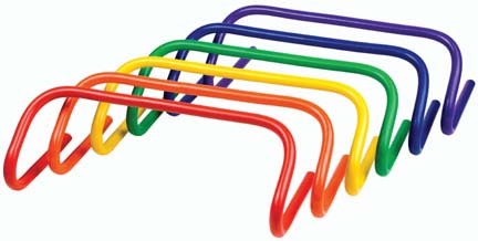 6" Colored Speed Hurdles (Set of 6)