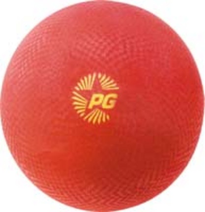 10" Red Olympia Playground Balls - Set of 6