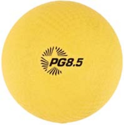 8.5" Yellow Olympia Playground Balls - Set of 6