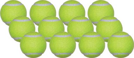 Economy Practice Tennis Balls - 1 Dozen