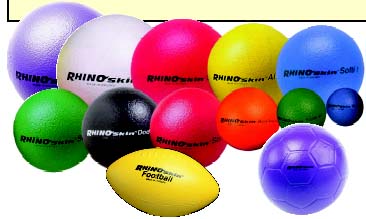 2 3/4" Diameter Rhino Skin Coated Foam Baseball - Set Of 10