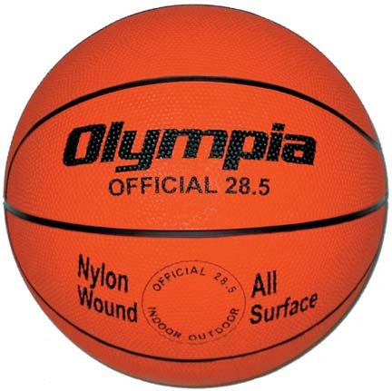 Intermediate / Women Orange Rubber Basketballs - Set Of 6