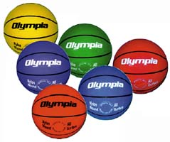 Intermediate / Women Sized Colored Basketball (Set of 6, One of Each Color)