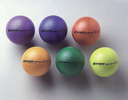 6 1/4" Assorted Colors Rhino Skin Softi Foam Ball - Set of 3 Balls