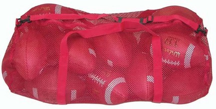36" Athletic Mesh Duffel Bag - Red (Set of 2)