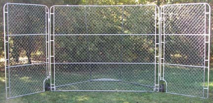 Baseball Backstop For Indoor / Outdoor Use With Side Panels Only