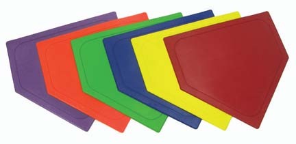 Throw-Down Baseball Bases...Set of 6 Sets (1 Set of Each Color)