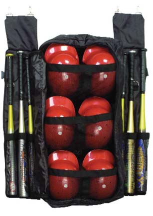 Bat and Helmet Combo Fence Bag (Set of 2)