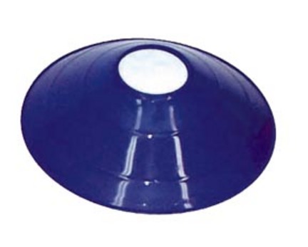 7 3/4" Blue Saucer Field / Half Cone Markers - 1 Dozen