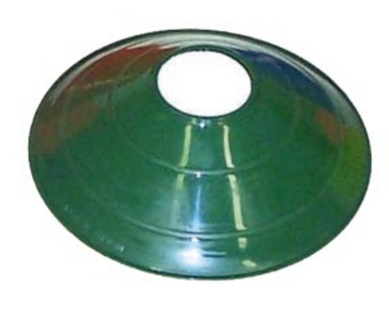 7 3/4" Green Saucer Field / Half Cone Markers - 1 Dozen