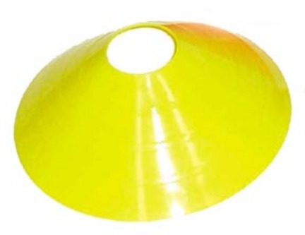 Jumbo 12" Disc / Half Cones (Yellow) - 1 Dozen