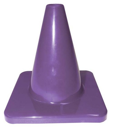 6" Purple Heavy Weight Cones - Set of 6