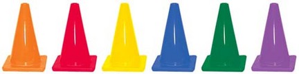 6" Heavy Weight Cones - Set of 6