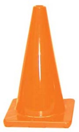 12" Orange Heavy Weight Cones - Set of 6