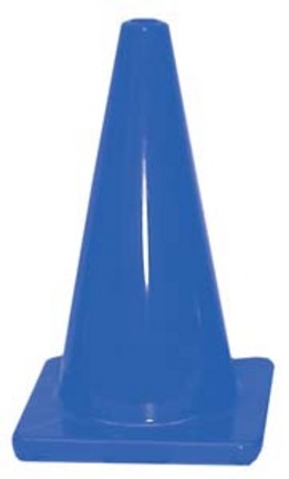 12" Blue Heavy Weight Cones - Set of 6