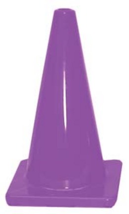 12" Purple Heavy Weight Cones - Set of 6