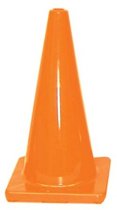 18" Orange Heavy Weight Cone