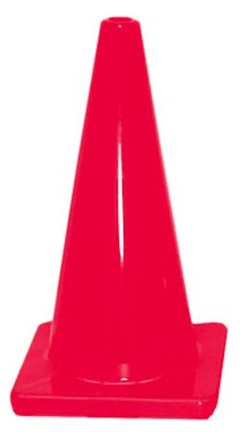 18" Red Heavy Weight Cone