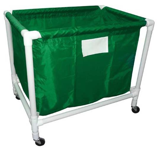 Green PVC Laundry and Equipment Cart