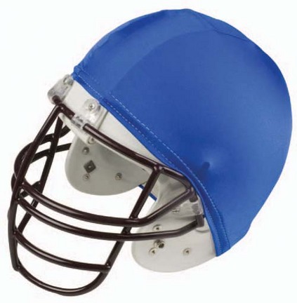 Economy Football Helmet Covers (Blue) - 1 Dozen