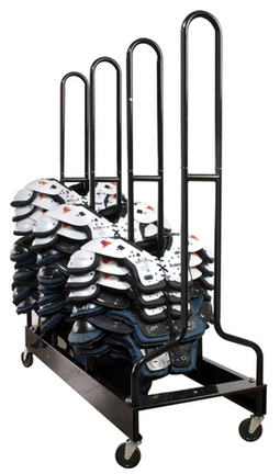 Four-Stack Football Shoulder Pad Rack