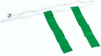 Economy Green Flag Football Set - Set of 2 Dozen (24 Total)