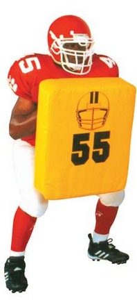 3" Rectangular Football Body Shield