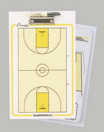 Basketball 10" x 16" Coaches Clipboard (Set of 4)