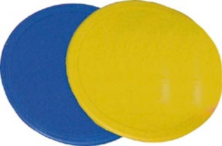 5" Poly Spots / Markers (Yellow) - 1 Dozen