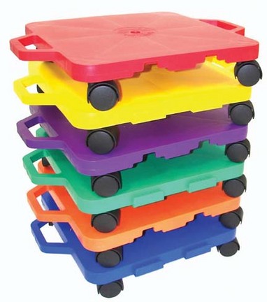 12" Connect-A-Scooters...Set Of 6...1 Each Color