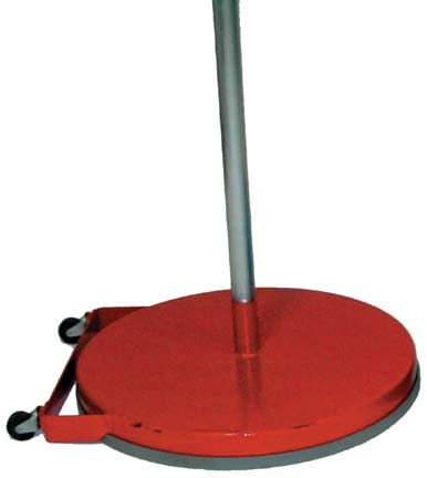 Red 24" Dome Game Standards with Wheels (One Pair)