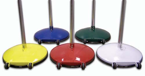 Multi-Purpose Weighted Game Standards with 145 lb. Bases (One Pair)